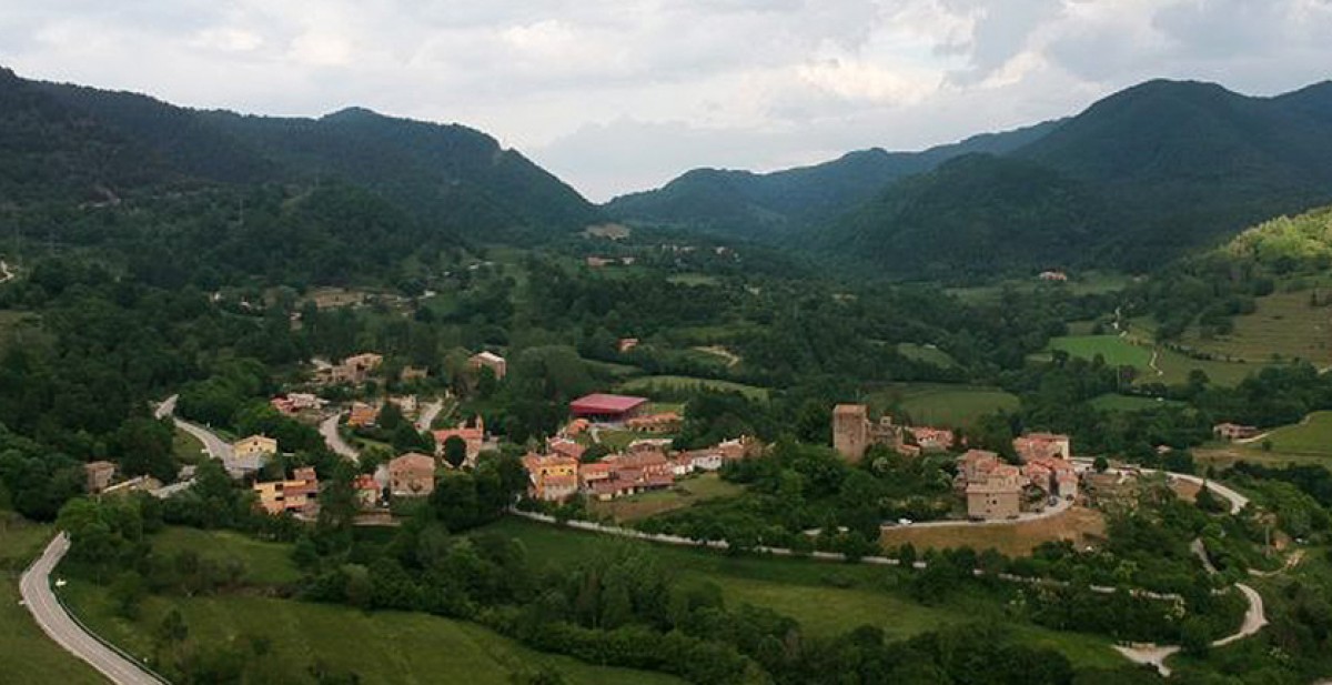 Vista de Vallfogona del Ripollès