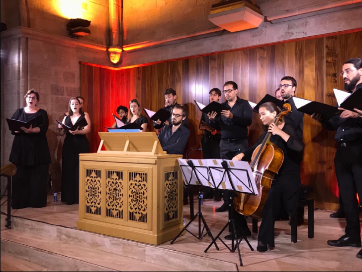 Concert de l'Ensemble O Vos Omnes a Berga, l'any 2019
