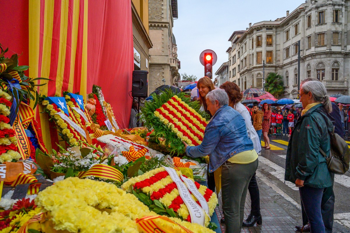 Diada Nacional de Catalunya a Vic, l'any passat
