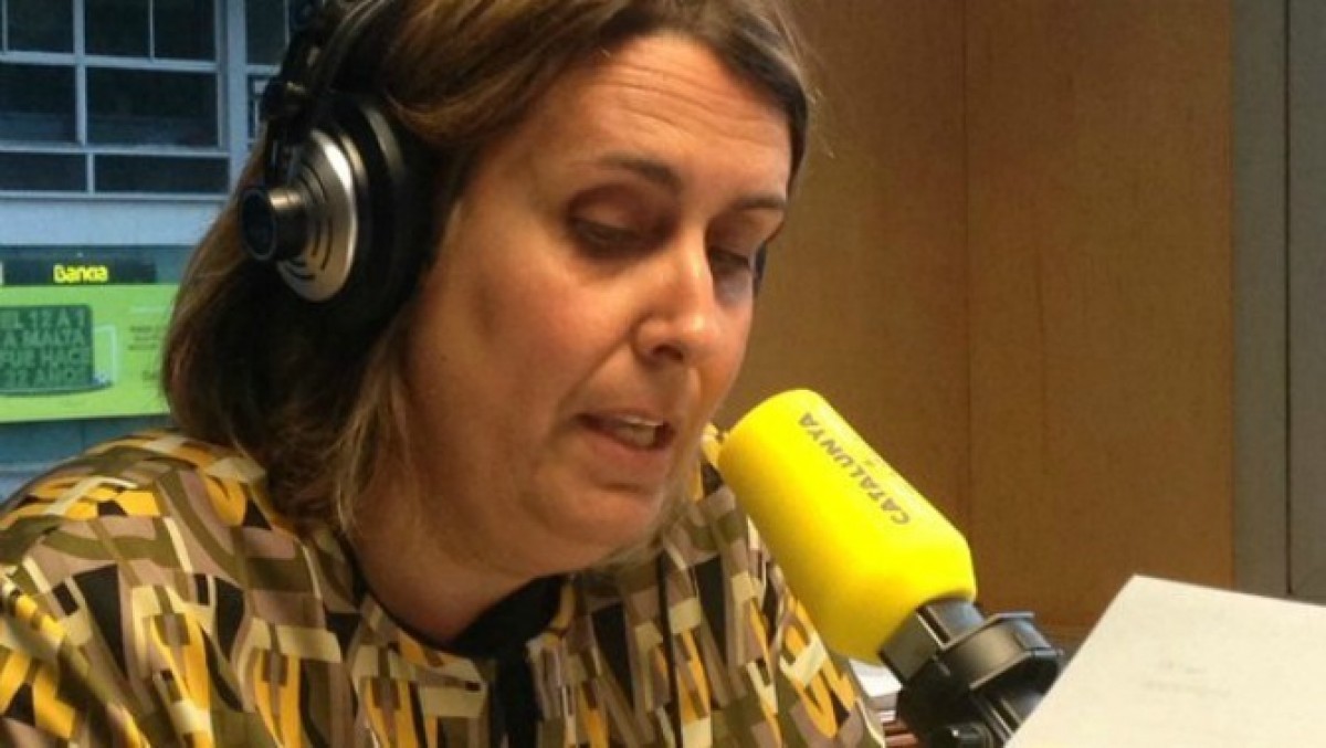 Marta Romagosa, en una imatge d'arxiu a Catalunya Ràdio