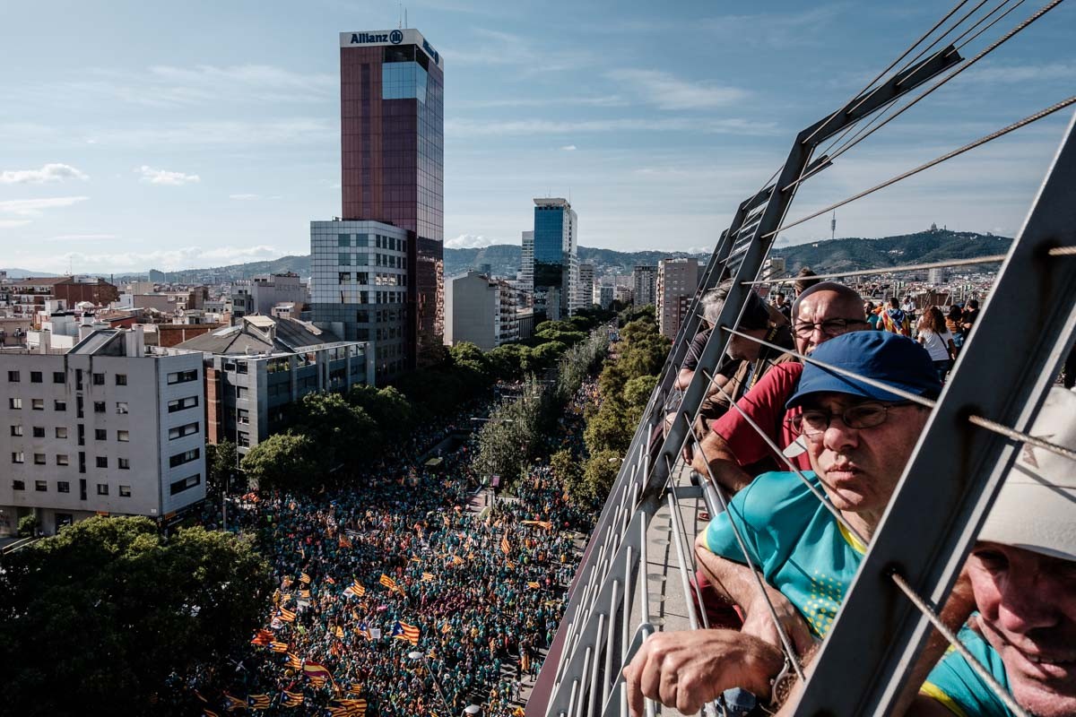 Manifestació de la Diada del 2019 a Barcelona.