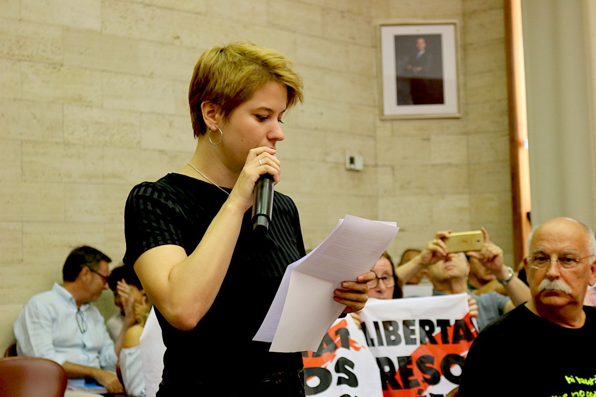 Paola Garcia, portaveu del moviment