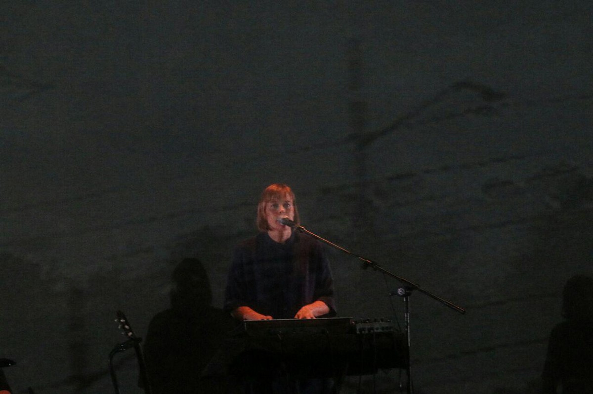Juliane Heinemann durant el concert inaugural del Mercat de Música Viva de Vic, aquest dimecres al vespre
