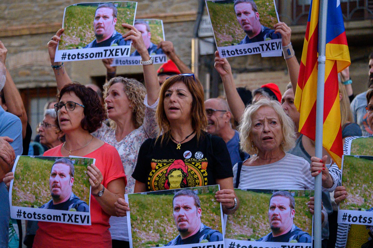 Protesta per la detenció d'activistes dels CDR en l'operació Judes