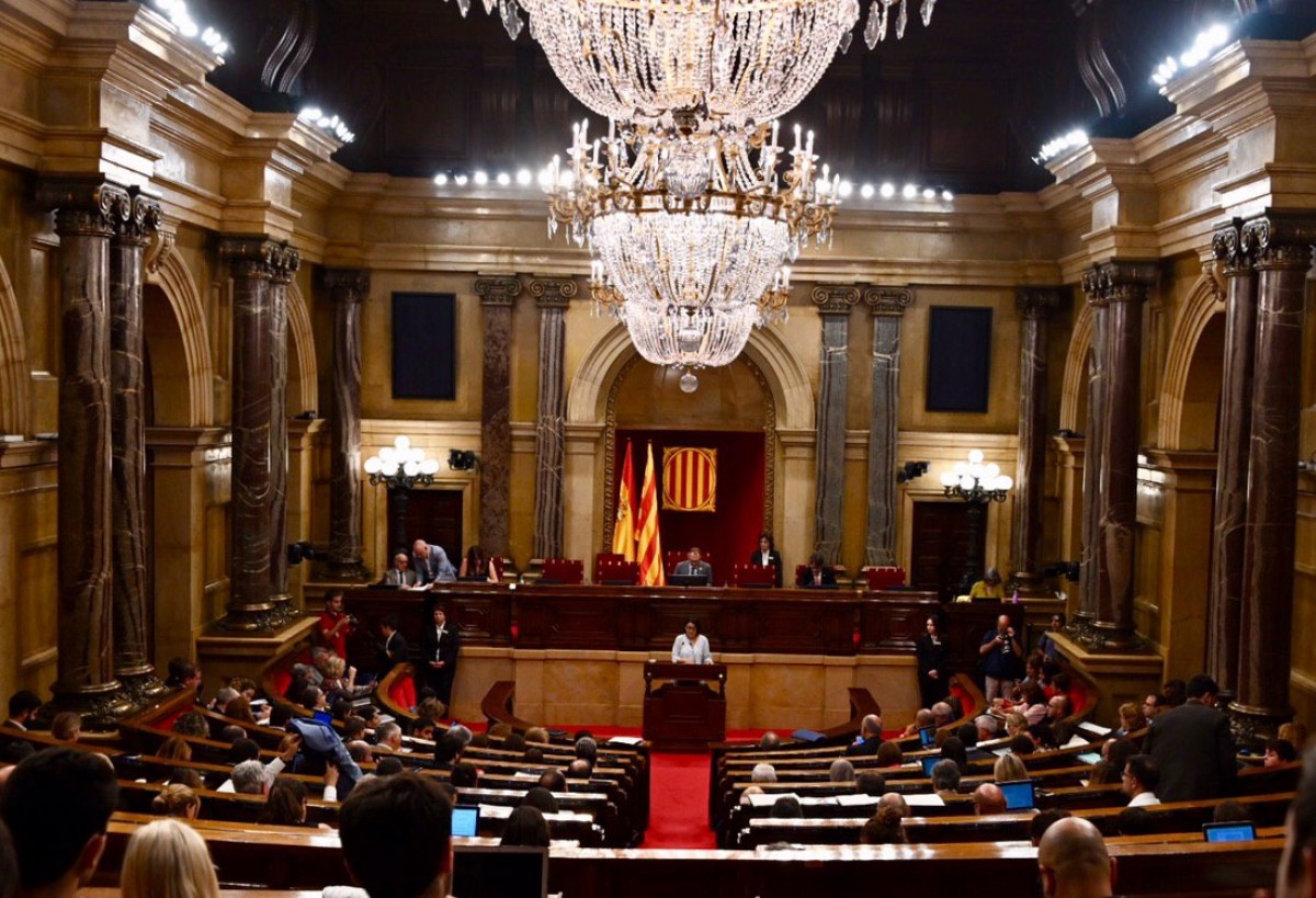 El Parlament de Catalunya, aquest dijous, en el debat de política general