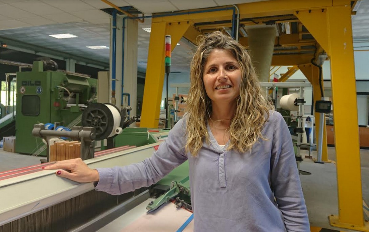 La professora d'enginyeria tèxtil, Mònica Ardanuy. 