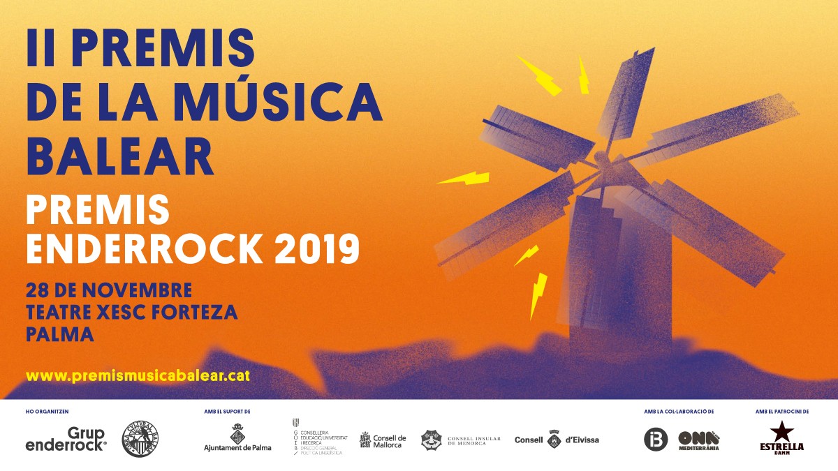 II Premis Enderrock de la Música Balear 2019