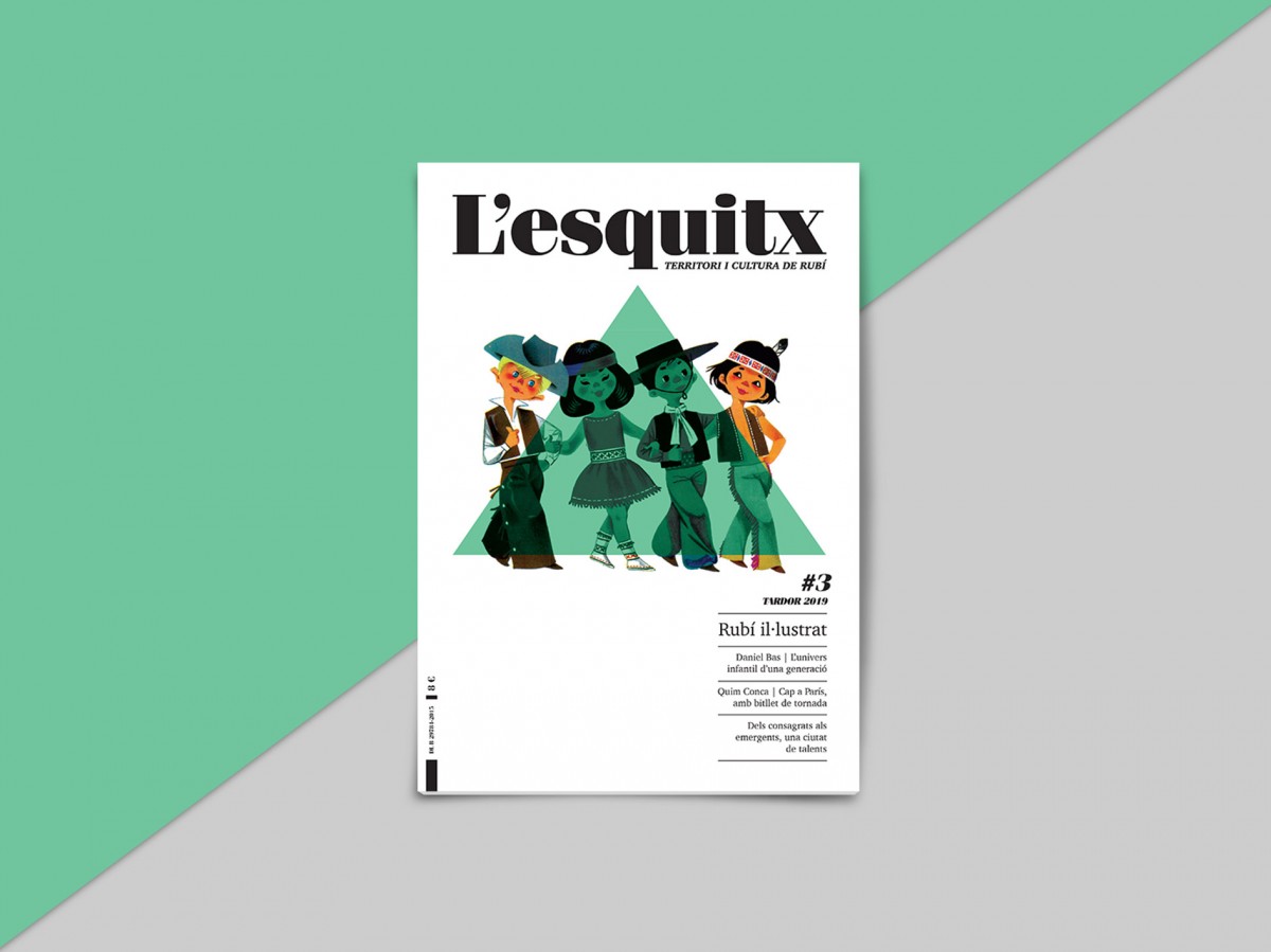 La portada del tercer número de L'Esquitx