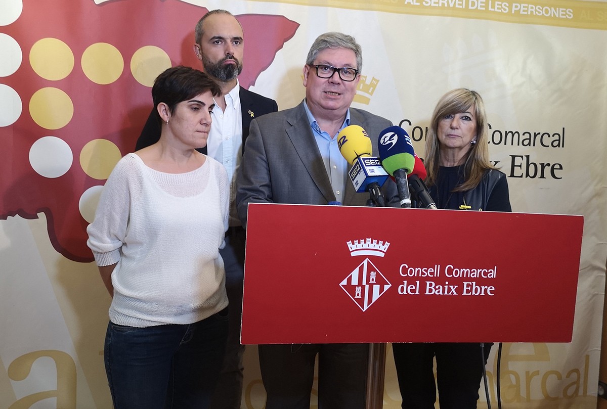 Els presidents dels quatre consells comarcals ebrencs han convocat l'acte