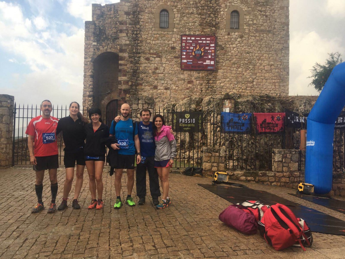 Els atletes de la UAR a la Mitja del Castell, a El Papiol
