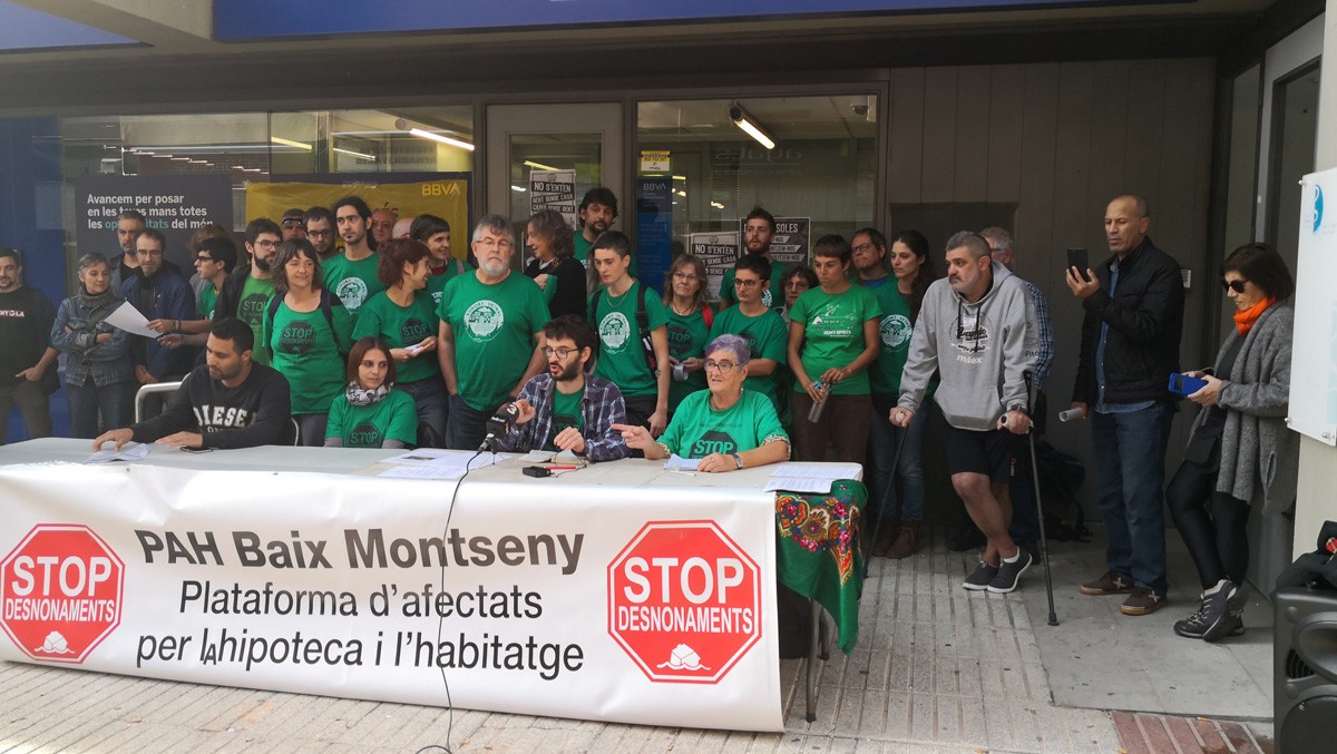 La PAHC Baix Montseny ha explicat que 21 famílies de la comarca poden ser desnonades ben aviat