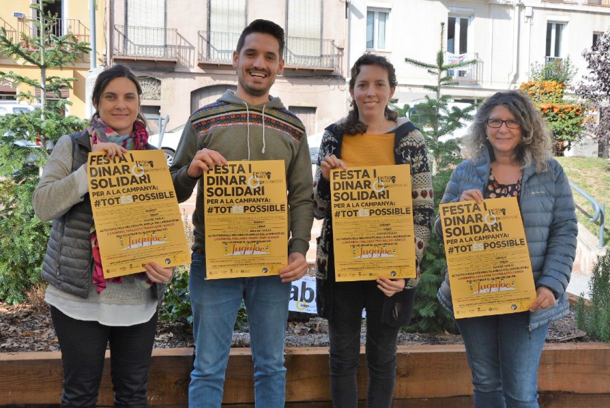 Presentació del dinar solidari de cloenda de la Berga Bolet 2019.