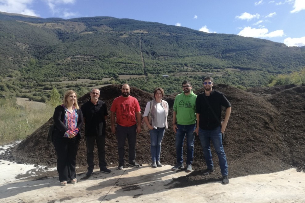 La delegació ribagorçana de visita al Pallars Sobirà