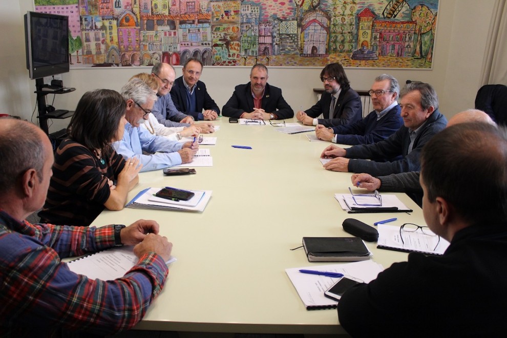 Els alcaldes reunits a la Seu d’Urgell