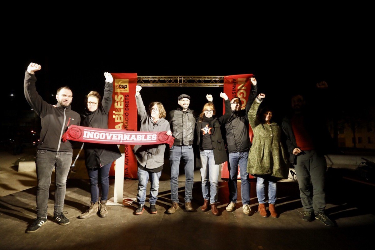 L'acte final de campanya de la CUP, a Sabadell 