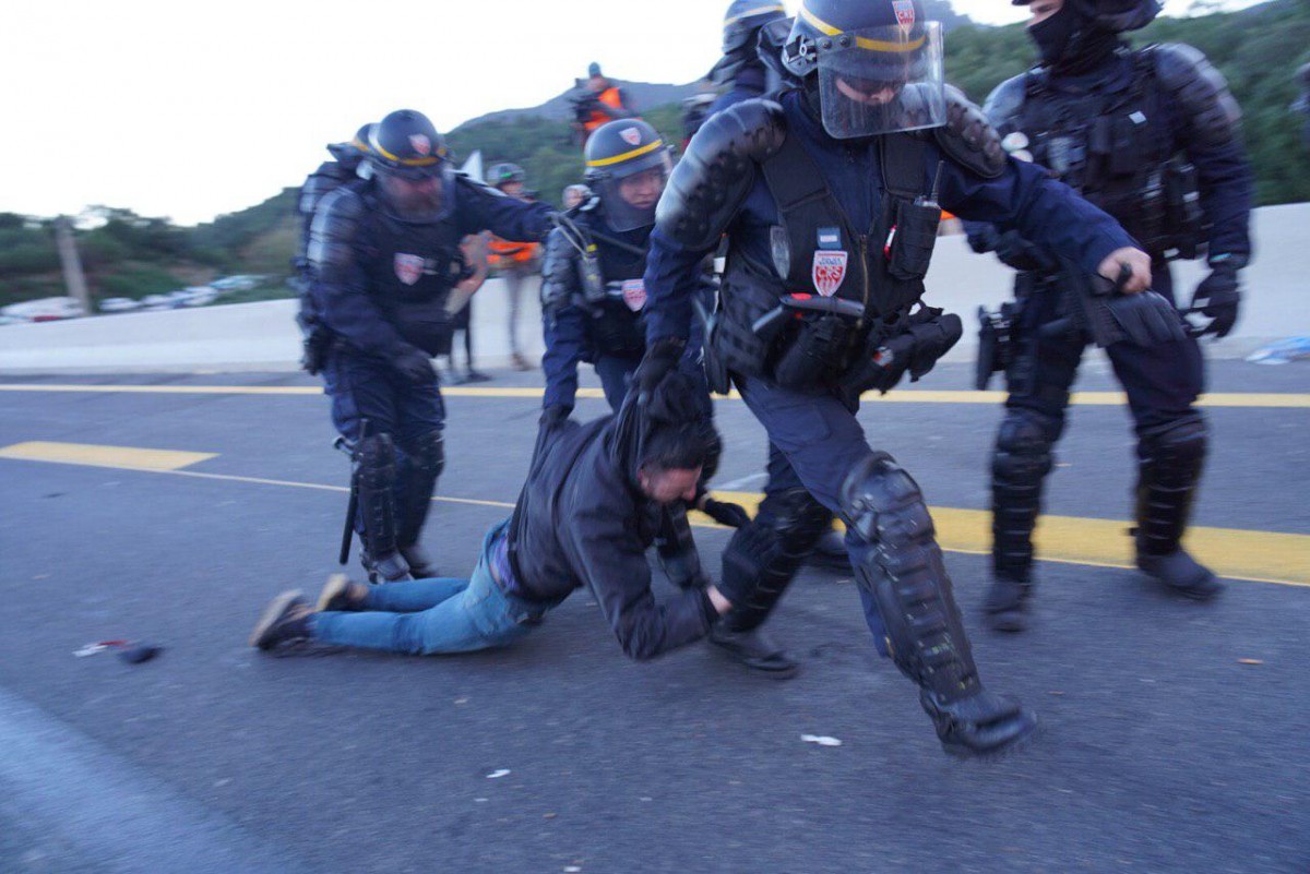 Acció policial a la Jonquera