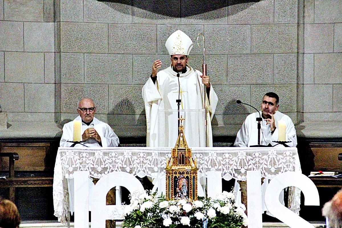 El Bisbe de Solsona, en una recent celebració religiosa