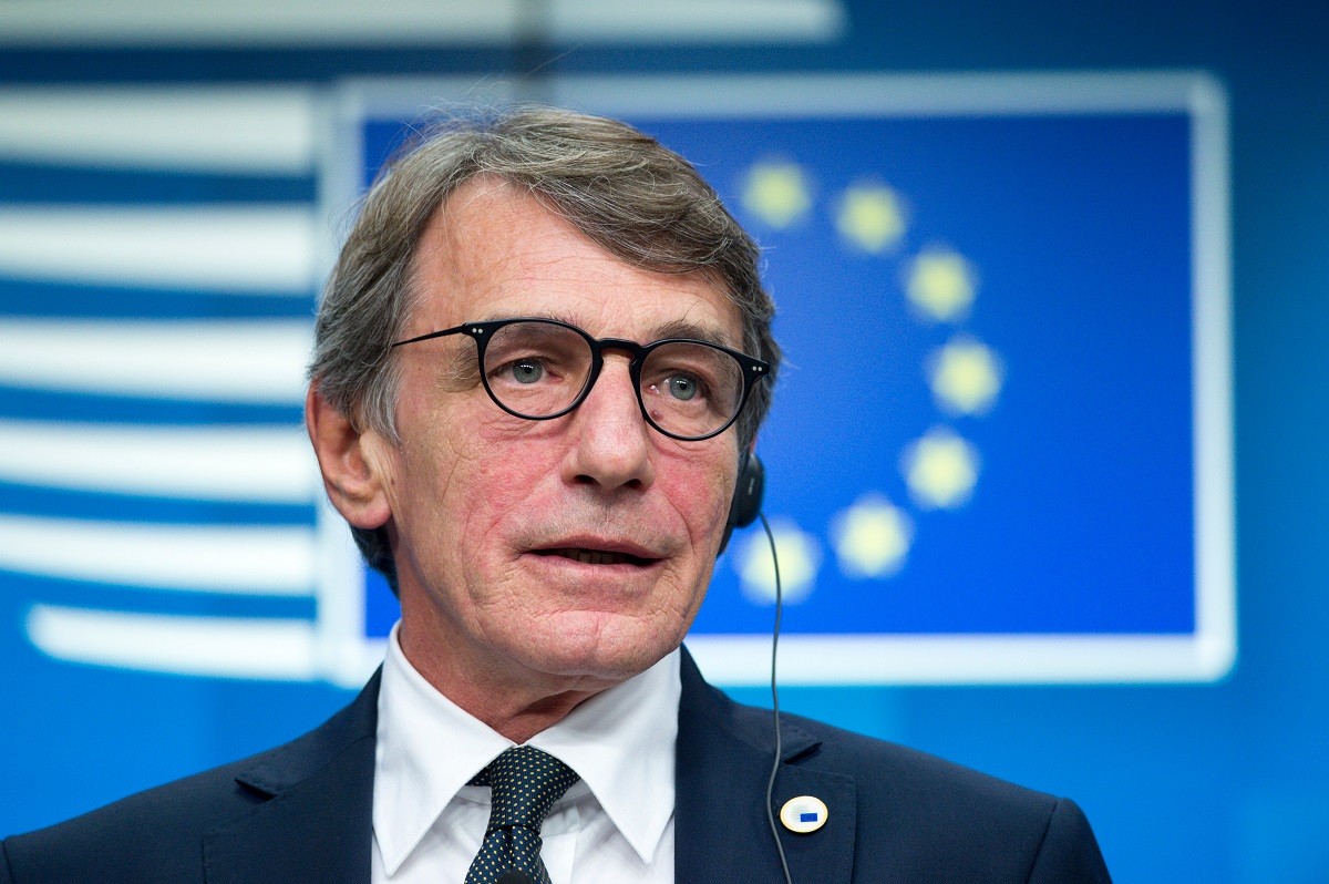 El president del Parlament Europeu, David Sassoli