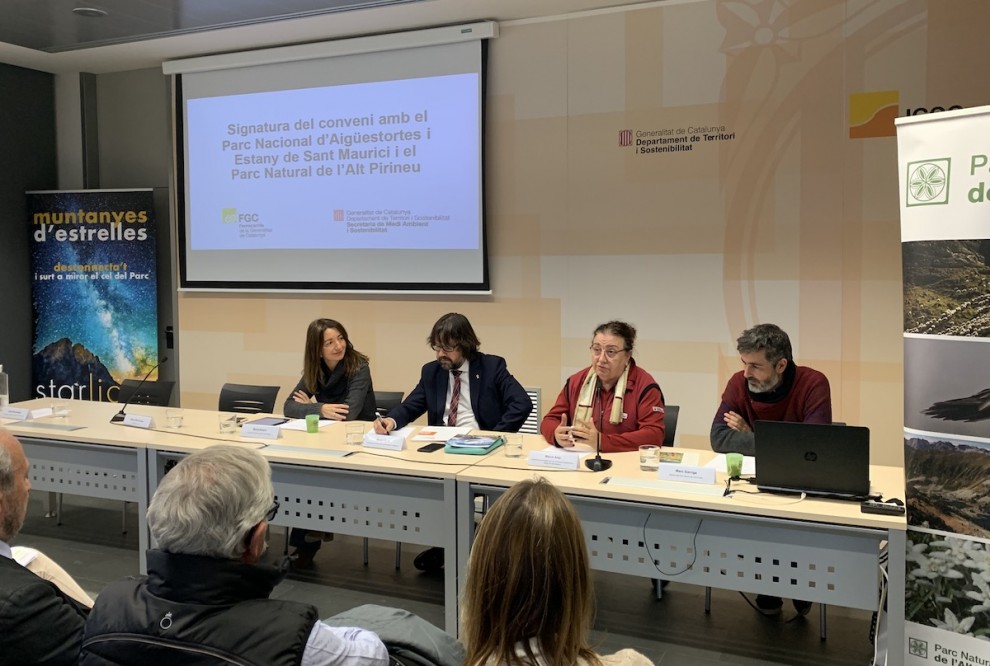 La signatura dels convenis va tenir lloc a la seu de l’ICGC