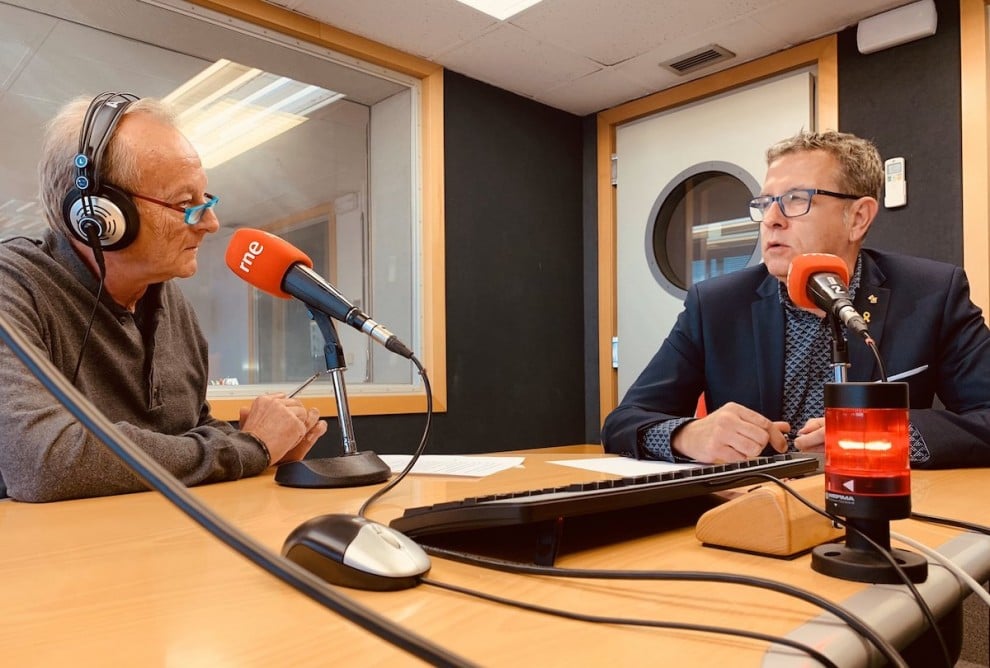 Talarn, durant l’entrevista aquest dijous a RNE