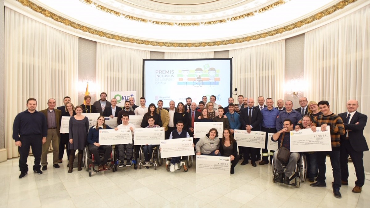 Gala de lliurament dels Premis Inclusius de l'Esport Català