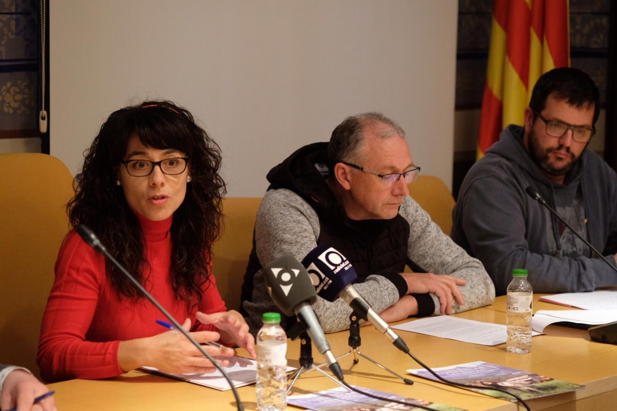 Maria Vidal, la nova presidenta de Turisme Garrotxa, va presentar els eixos estratègics de l'entitat.