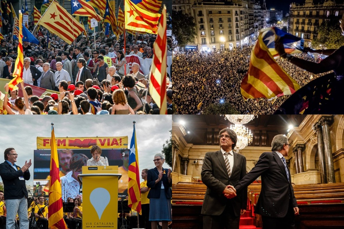 Les imatges que retraten el procés polític català