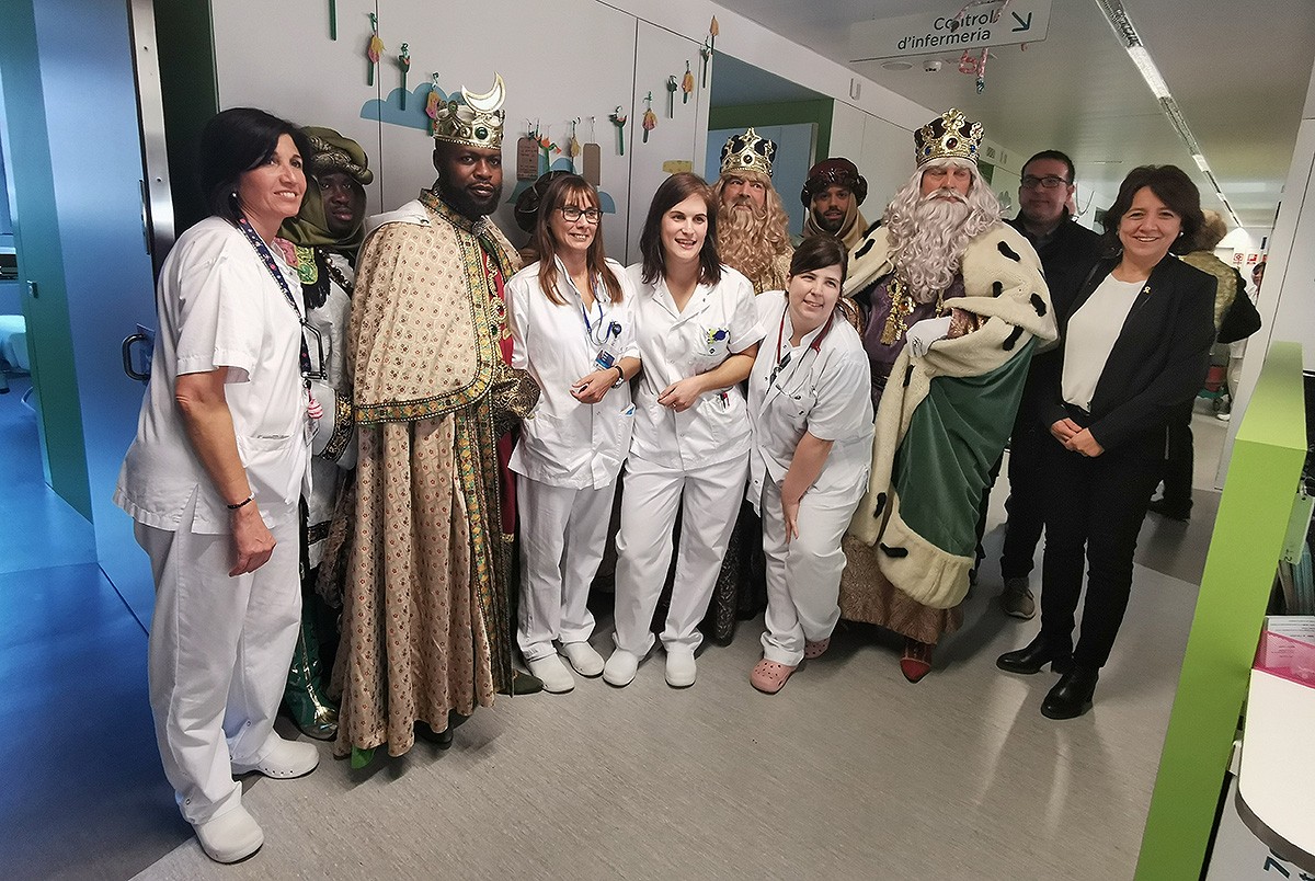 Visita dels Reis d’Orient a l’Hospital de Vic
