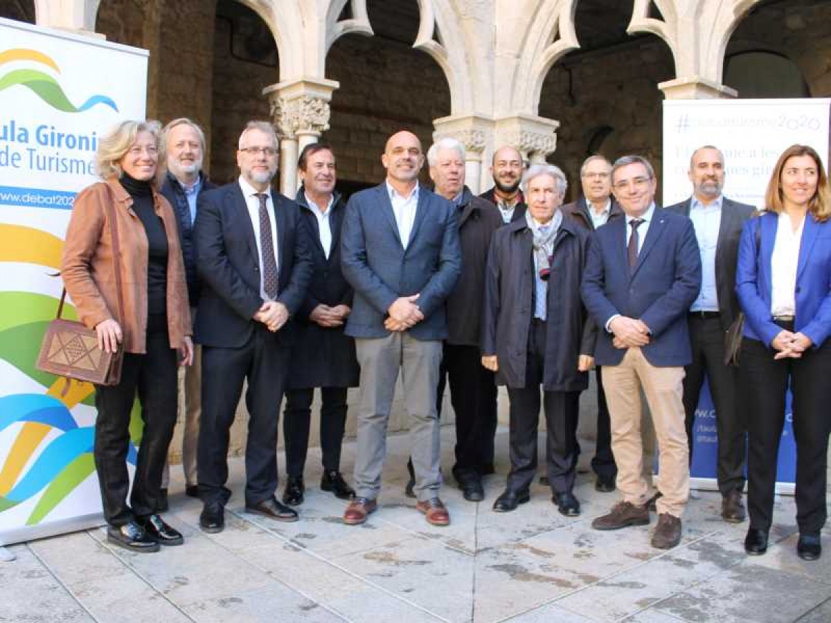 Els representants de la Taula Gironina de Turisme han presentat el Debat 2020 a la Universitat de Girona.