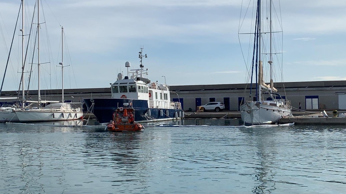 Imatge del vaixell en qüestió al Port de Tarragona