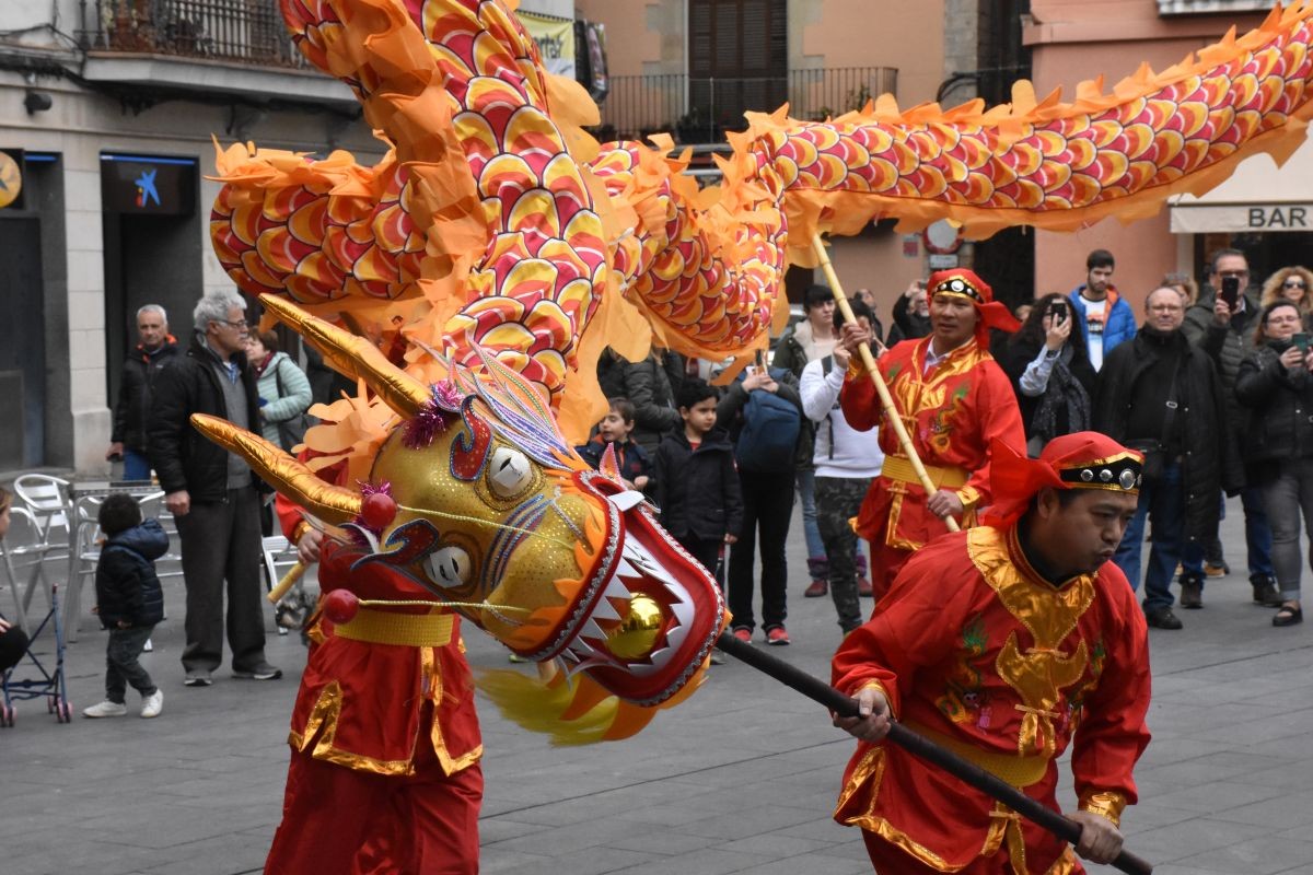 Festa de l'Any Nou Xinès a Manresa, el gener d'enguany.