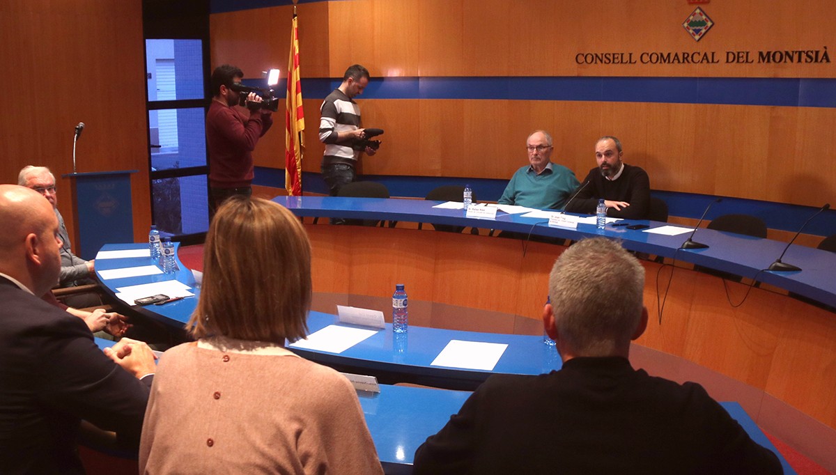 Presentació de les conclusions de la Comissió d'Investigació del Parlament sobre el projecte Castor al Consell Comarcal del Montsià.