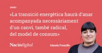 Vés a: Davant el canvi climàtic, canvis radicals