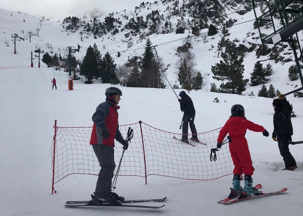 Esquiadors a l’estació de Tavascan aquest Nadal