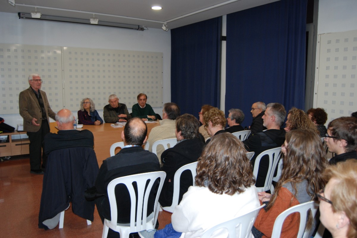 Presentació del llibre de vivències de Josep Simon, a Avià.