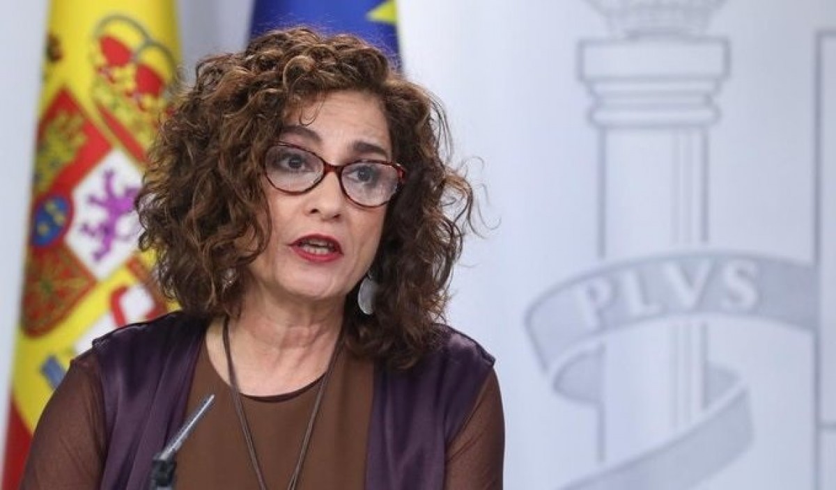 La ministra d'Hisenda i portaveu del govern espanyol, María Jesús Montero.