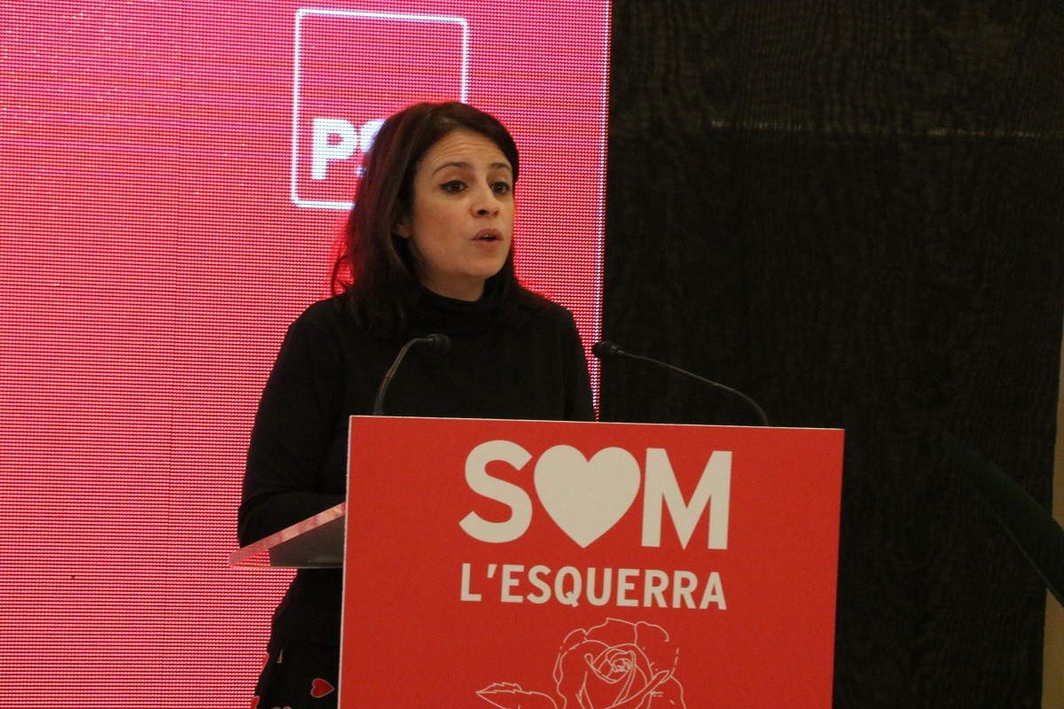 Adriana Lastra al 9è Congrés del PSC a les comarques de Girona