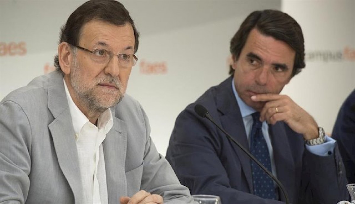 José María Aznar i Mariano Rajoy, en una imatge d'arxiu