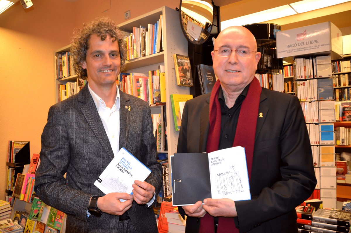 Aleix Villatoro i Joan Manel Treserras han estat els encarregats de presentar el llibre