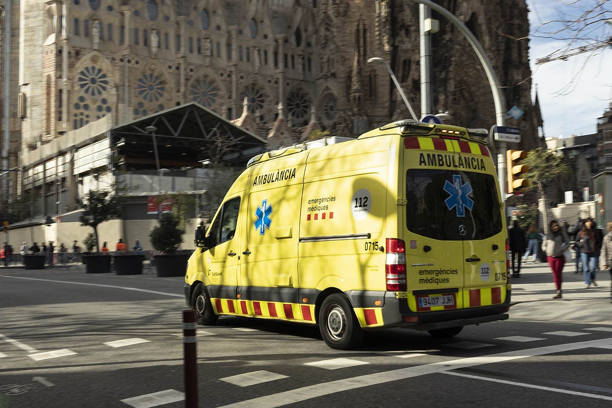 Una imatge de recurs d'una ambulància 
