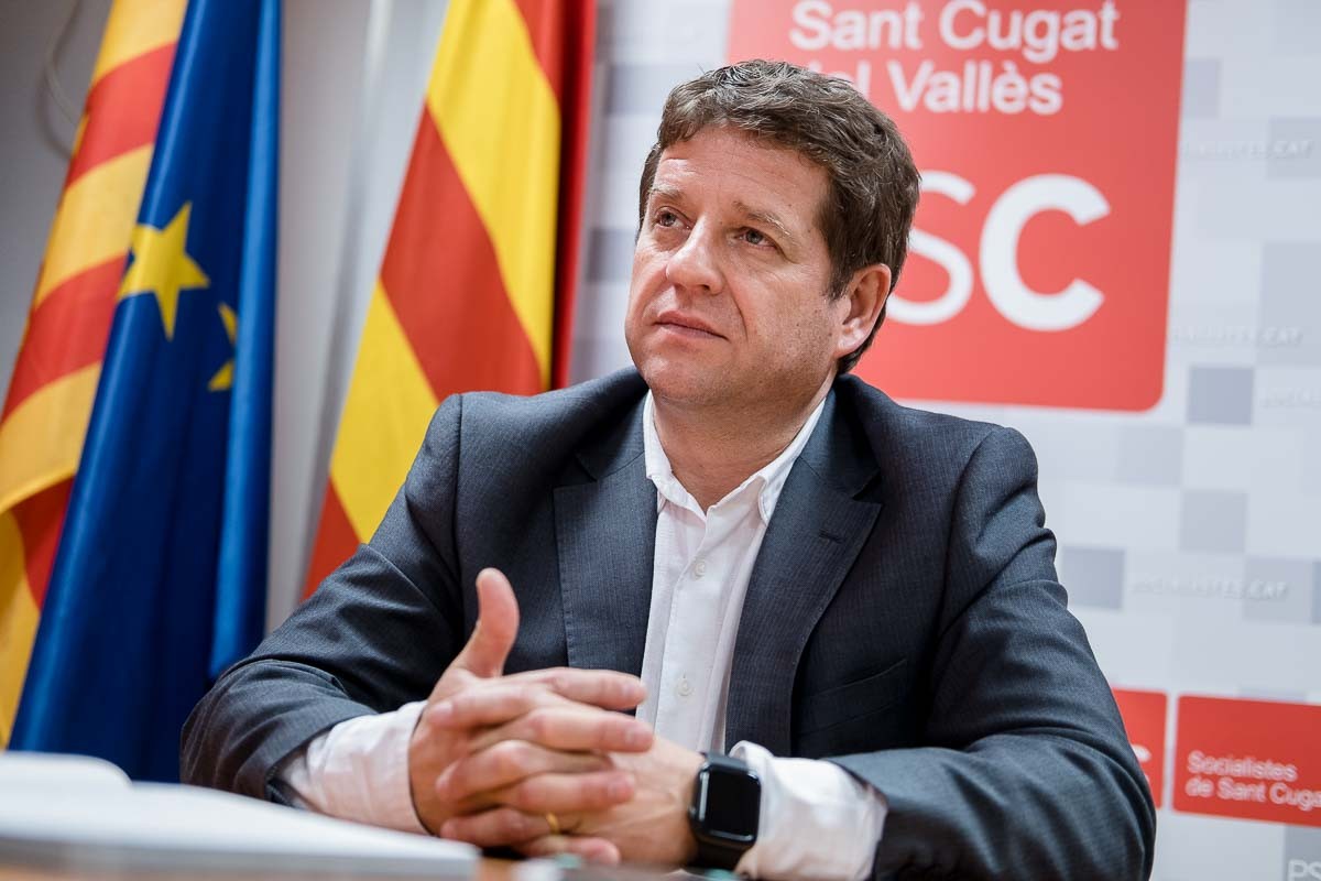 Pere Soler, líder del PSC de Sant Cugat. 