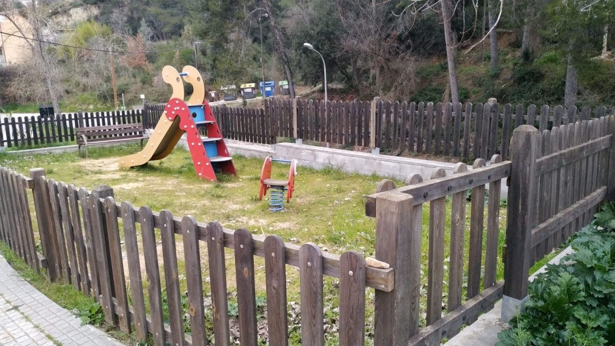 Un parc infantil de Rubí