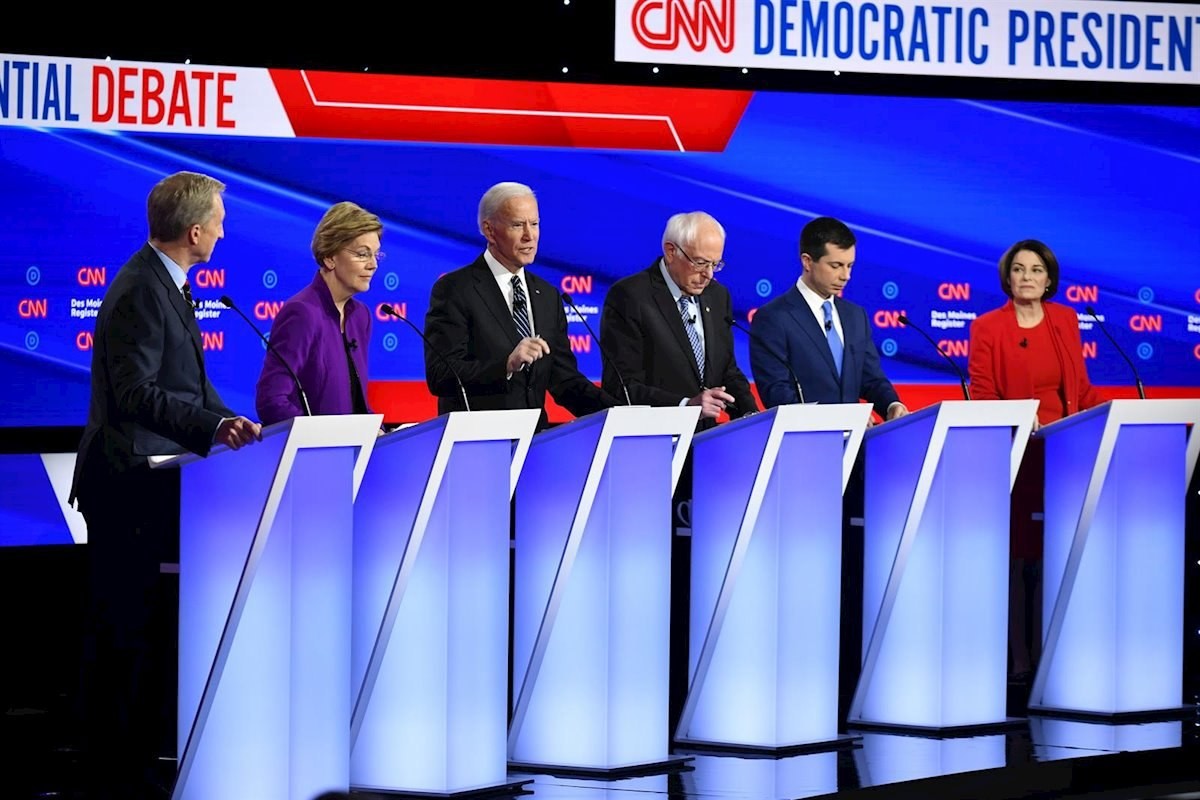 Debat dels candidats demòcrates a Nevada