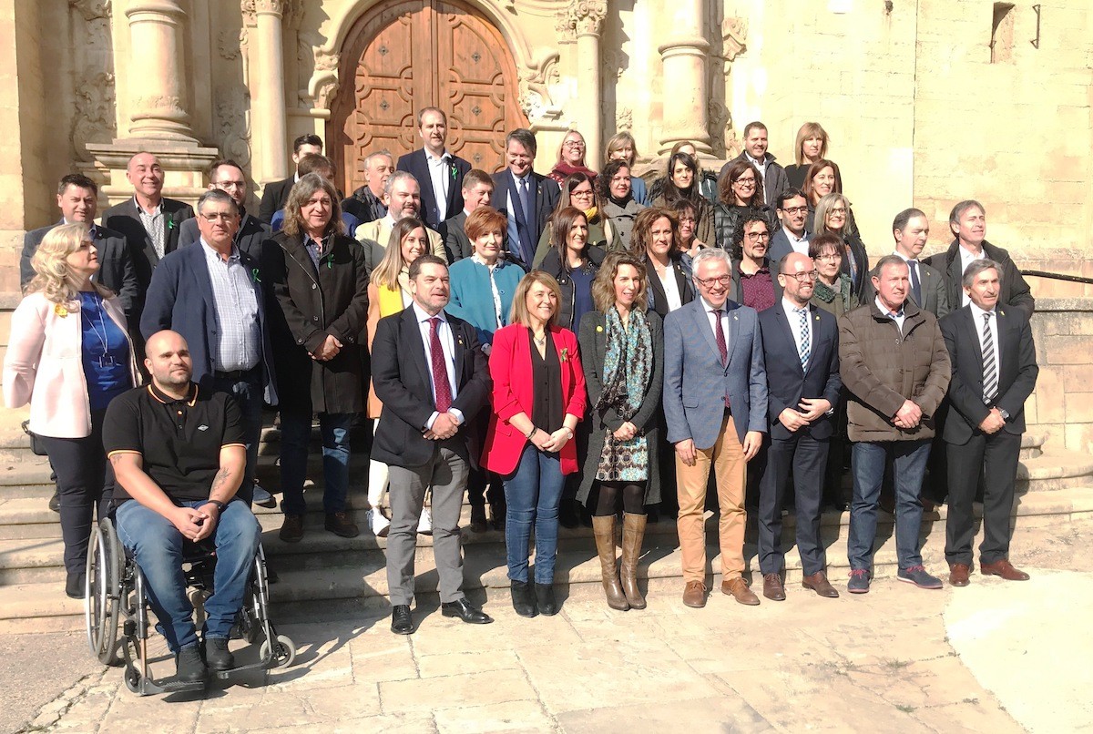 Foto de grup dels assistents a la presentació dels plans de foment del turisme 2019.