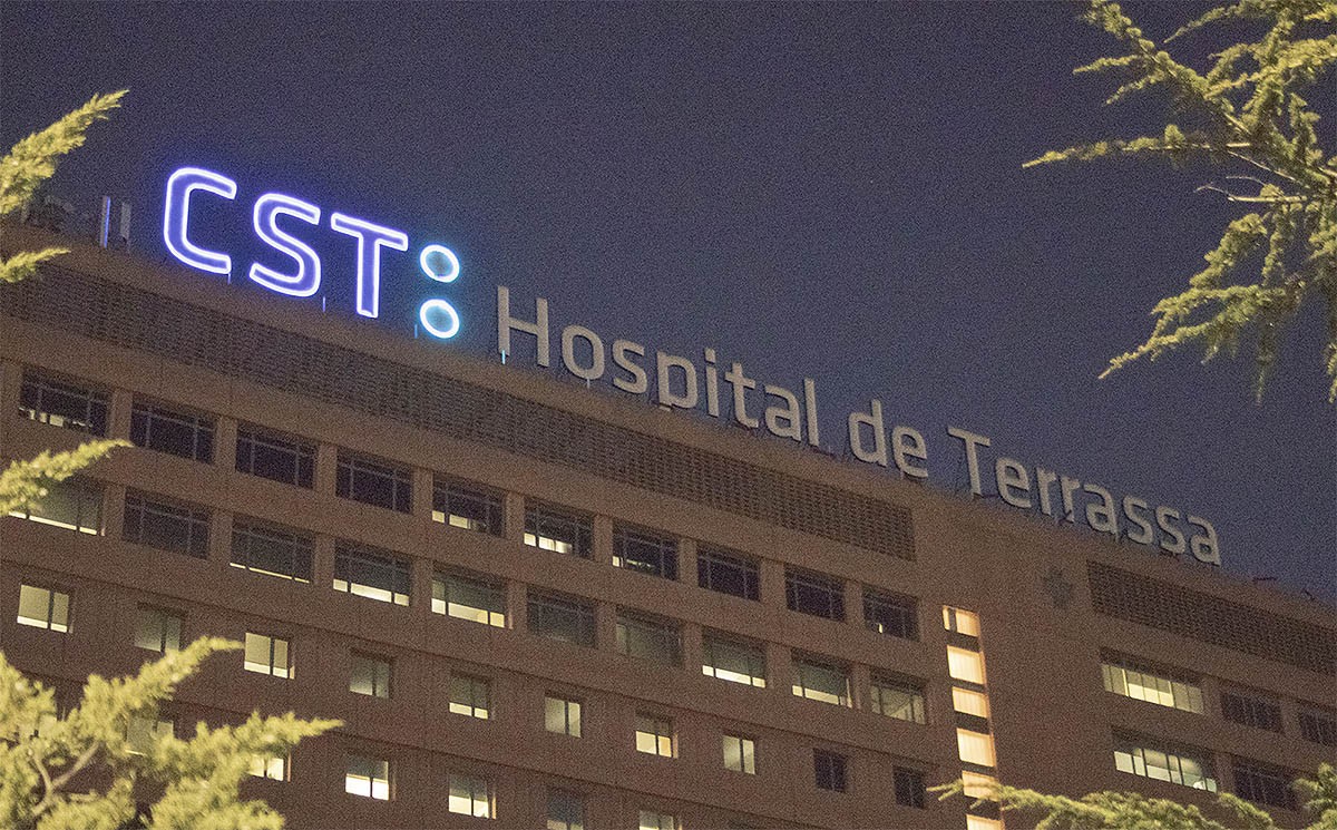 Façana de l'Hospital de Terrassa (CST).