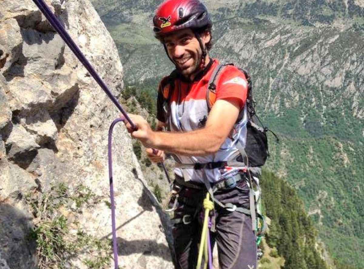 L'escalador Xavi Batriu, de 36 anys.