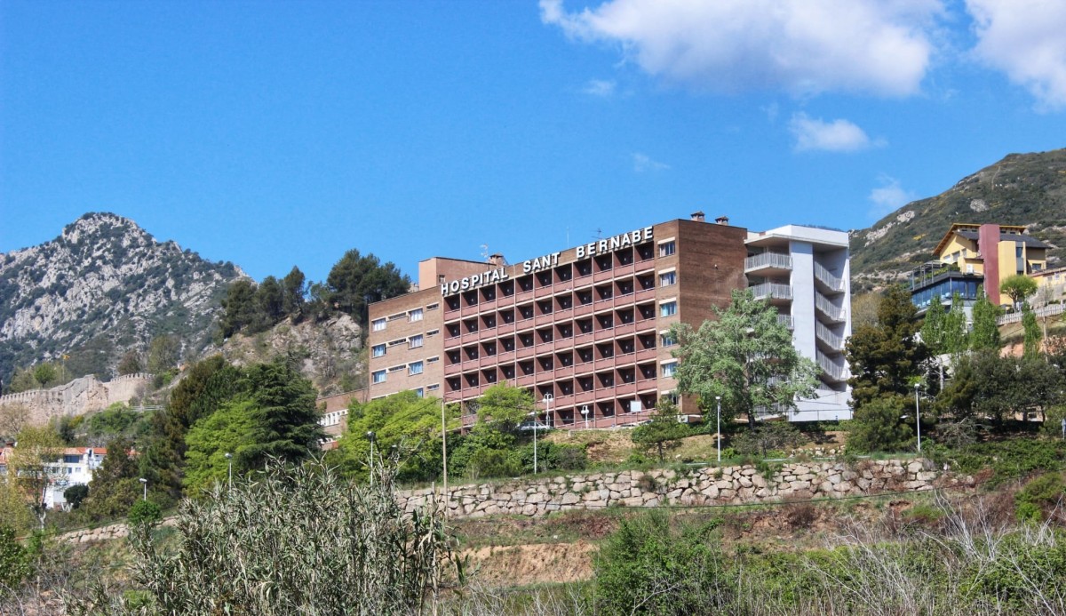 L'Hospital Sant Bernabé de Berga (arxiu).