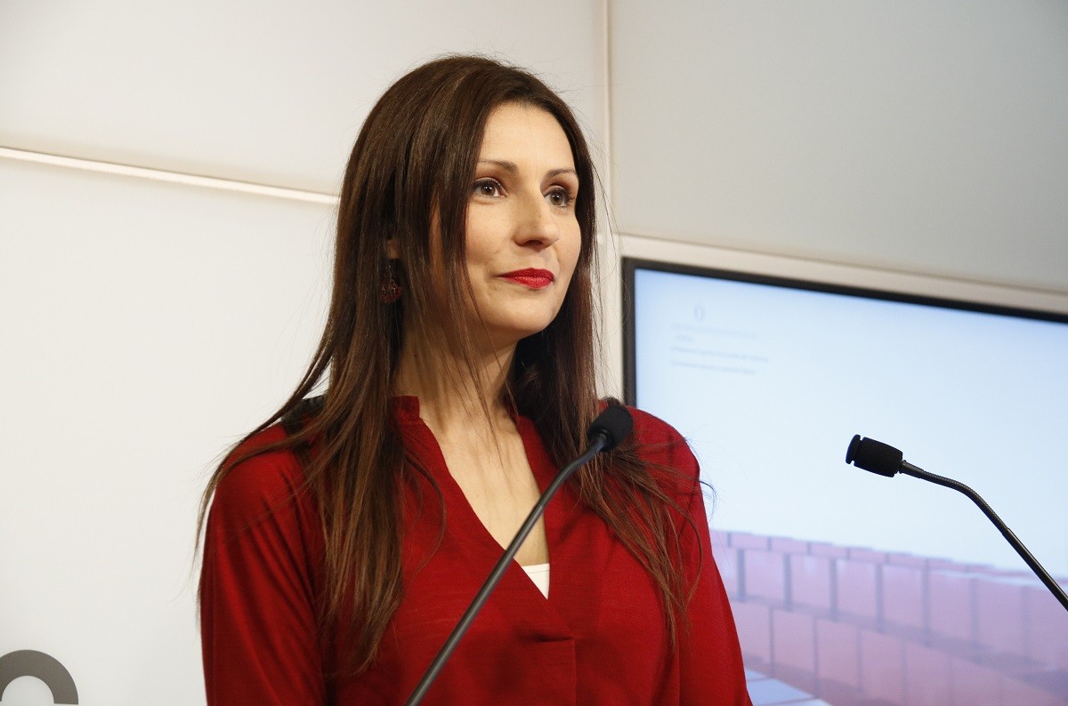 Lorena Roldán, en imatge d'arxiu al Parlament
