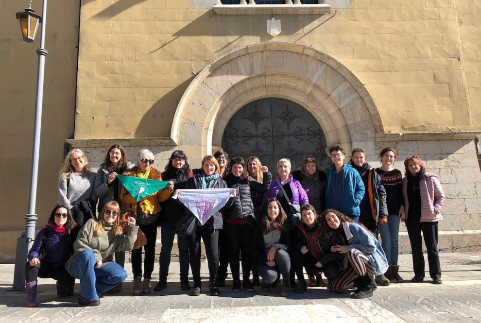 Les entitats feministes s’han reunit a la Seu d’Urgell