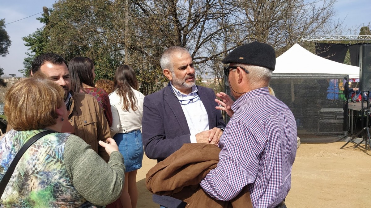El diputat Carlos Carrizosa (Cs) visita Rubí en el Dia d'Andalusia